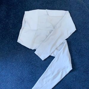 White leggings